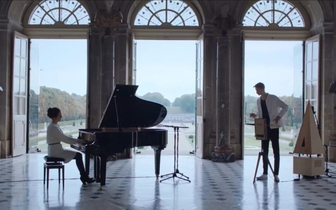 Moog Claravox Centennial and the Pyramide.