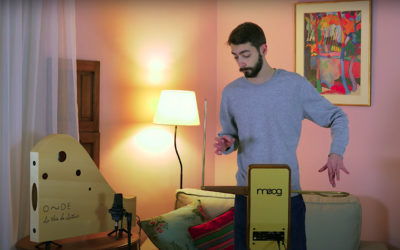 Grégoire Blanc – Evening jam with Moog Claravox and Onde